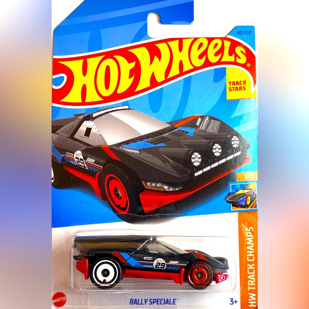✅ 🚗 4/$20 🚗 2023 MATTEL HOT WHEELS 1/5 HW TRACK CHAMPS RALLY SPECIALE #40/250